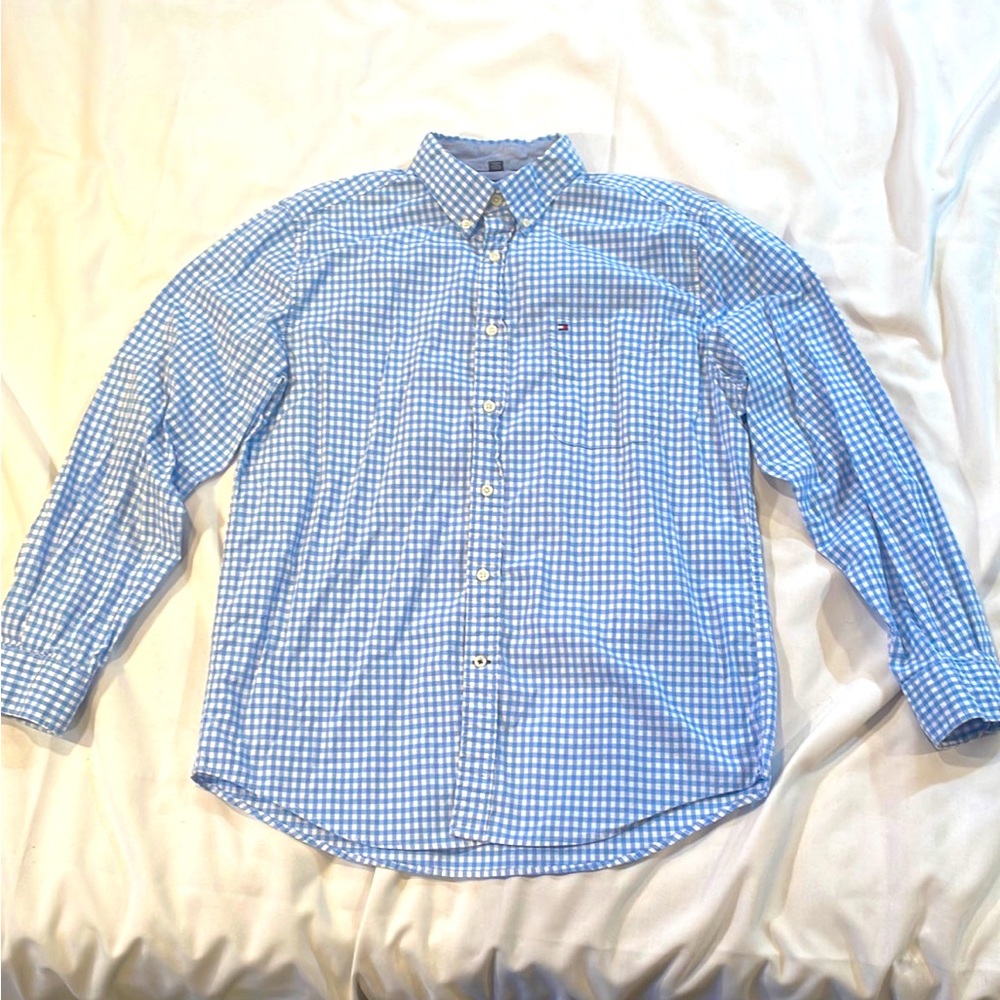 Tommy Hilfiger Men’s Button-up Shirt - Size Large